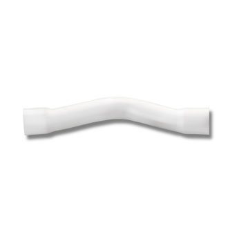 White Upvc Step Over Bend