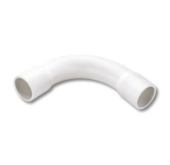 White Upvc 90 Bend