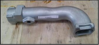 Silver Gas Mixer Pipe Aluminium Jdc Parts