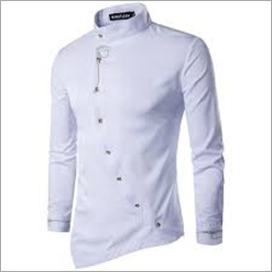 White Mens Plain Shirt