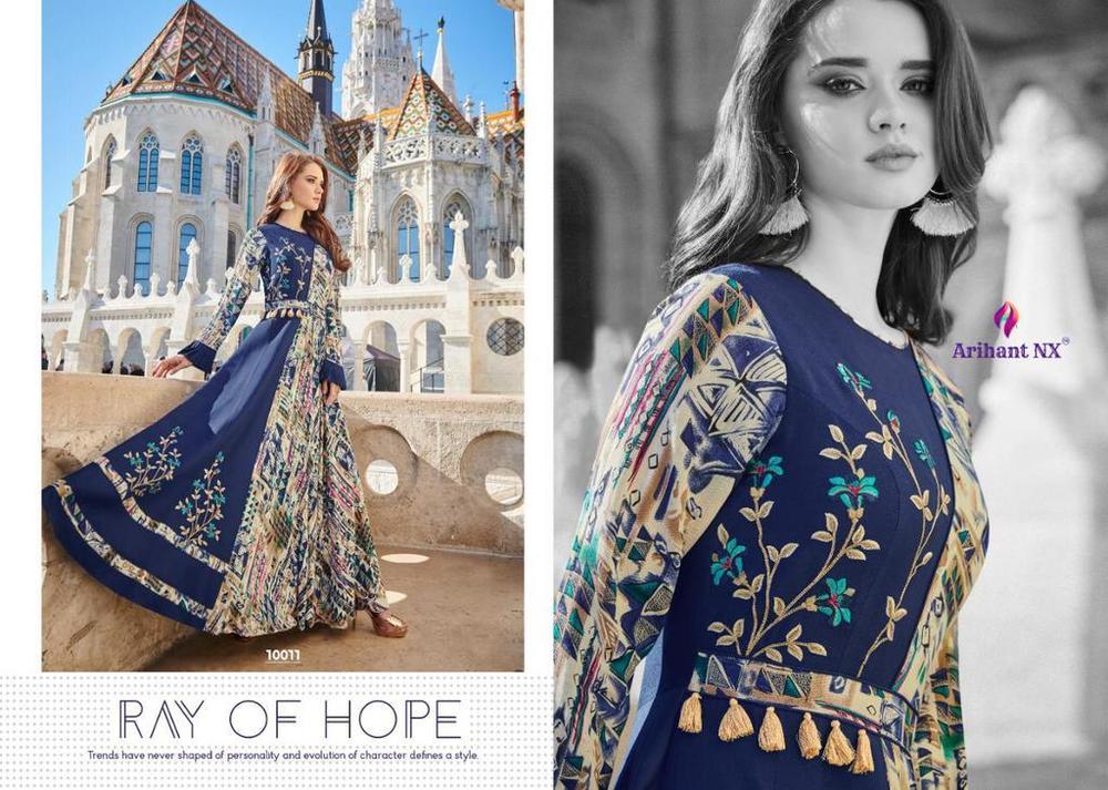 Hand Work Long Kurtis