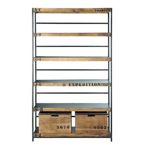 Industrial 2 Drawer Bookshelves