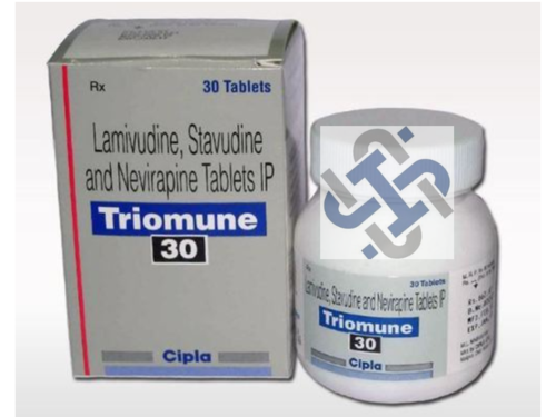 Triomune Lamivudine 150mg Stavudine 40mg Nevirapine 200mg Tablet By SURETY HEALTHCARE