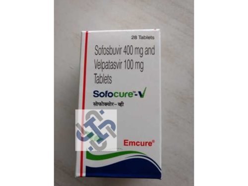 Sofocure V Sofosbuvir 400mg Velpatasvir 100mg Tablet