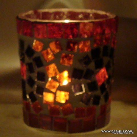 Antique-Style Glass Votive