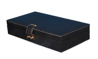 Hard Craft Watch Box Case PU Leather for 8 Watch Slots with Jewellery slots - Black