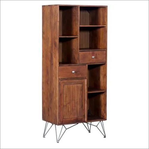 Premium Acacia Tall Book Case