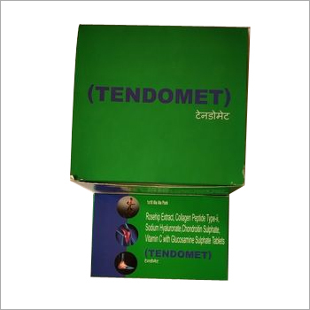 ROSEHIPS EXTRACTSt250mg COLLAGEN PEPTIDE 40mg SODIUM HYALURONATE 30mg VIT C 35mg GLUCOSAMINE 500mgCHONDROITIN SULPHATE 250 mg