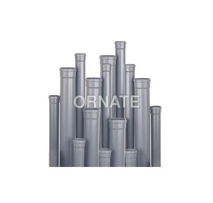 Swr Pipes - Pvc, 20-150mm Diameter Range, Gray Color, 6m Length, 10 Bar Pressure Rating | Is 4985 Standard For Wastewater Drainage Systems, Soil And Vent Pipes