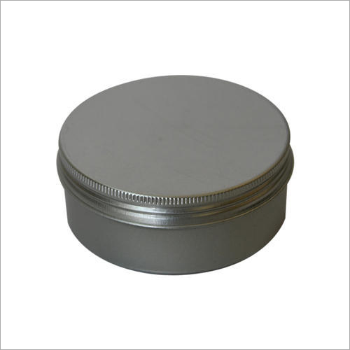 Silver Aluminum Container Lid