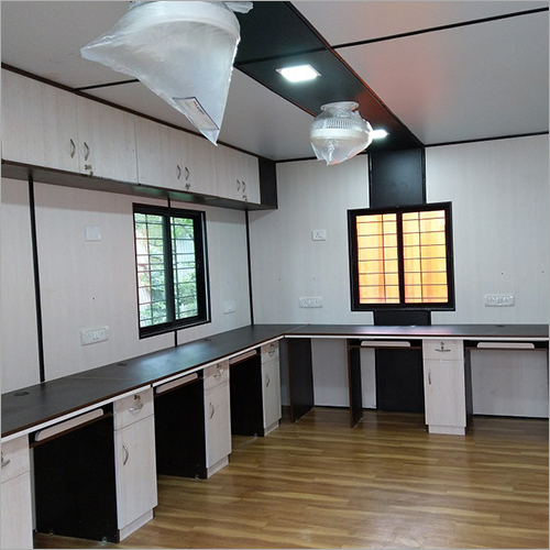 White Portable Accommodation Cabin