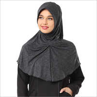 Azeezah Hijab - Poly Cotton Mix, Sizes S-xxl, Colors Black, Olive Green, Grey, Maroon | Breathable, Easy To Wash, Comfortable Fitting