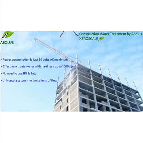 Construction Water Treatment by Aeolus XEROSCALE