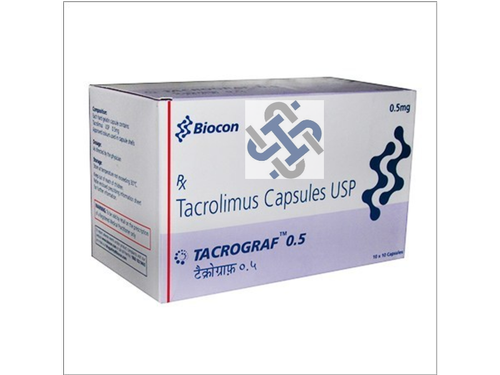 Tacrograf Tacrolimus 0.5mg CAPSULE Tacrograf Tacrolimus 0.5mg CAPSULE