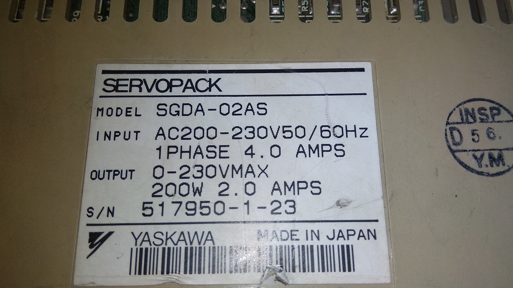 YASKAWA SERVO DRIVE