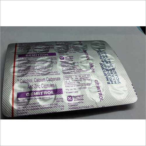 Calcitrol Calcium Tablets Zinc Capsules Specific Drug