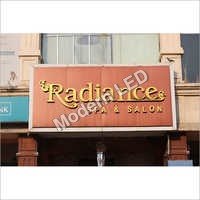Custom Sign Board - Aluminum, Customizable Dimensions, Brown Color, Led Lighting | Scratch And Corrosion Resistant, Elegantly Polished Finish, Wall Mounted Installation, 1 Year Warranty