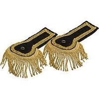 Golden And Black Military Shoulder Epaulettes