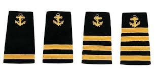 Black And Yellow Rank Epaulettes