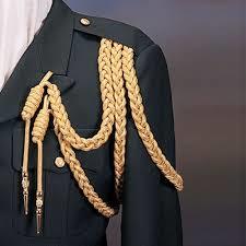 Golden Uniform Aiguillettes