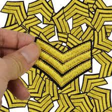military embroidered badge