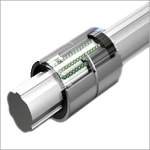 Linear Bearing - Stainless Steel Single Row Silver | High Strength Pressed Steel Cage Low Noise Low Heat Generation High-Speed Load Capacity
