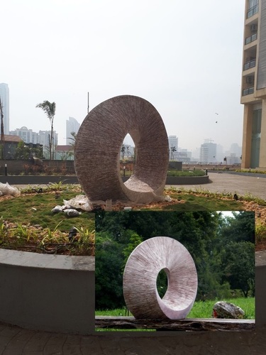 As Per Customer Choice Traffic Circle Sculpture