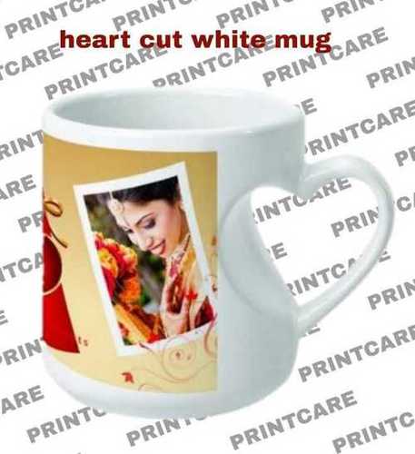 heart cut mug heart cut mug