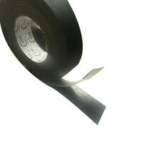 Pre Gummed Book Binding Cloth Tape - Single Sided, 12 & 50 Meter Rolls, Red, Blue, Black | Hot Melt Adhesive, Plain Pattern, Solid Usage For Sealing & Packaging