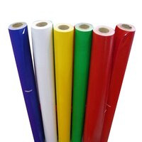 Self Adhesive Pvc Coated Paper - Color: Blue