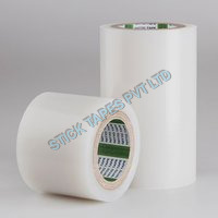 Surface Protection Tapes - Ldpe, 0-20 Mm Width, 51-100 Microns Thickness, 20-30 M Length | Eco-friendly, Single-sided, Solvent Adhesive, Plain White
