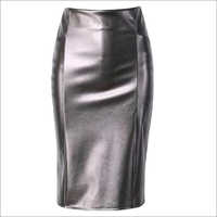 Stylish Ladies Leather Skirt