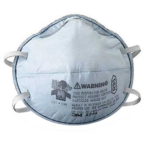 3M Particulate Respirator 8246, R95, With Nuisance Level Acid Gas Relief