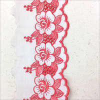 Floral Embroidered Hakoba Lace