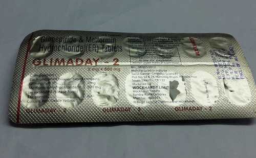 Glimepride Metformin Hydrocloride Sr Tablets General Medicines