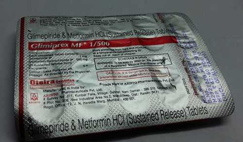 Glimepride Metformin Hcl Tablets General Medicines