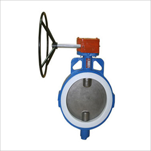 PTFE Gear Operated Butterfly Valve