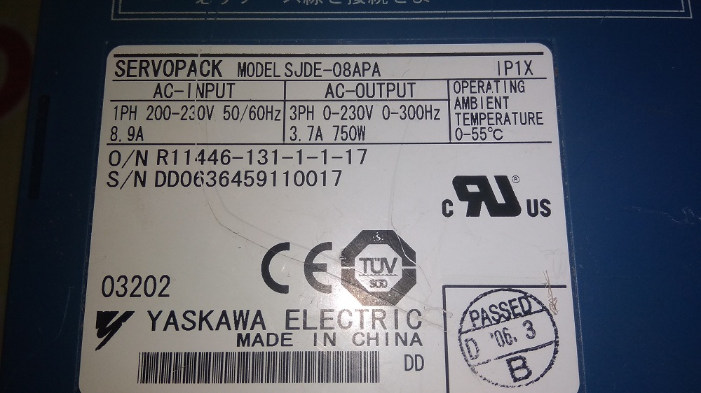 YASKAWA SERVO DRIVE