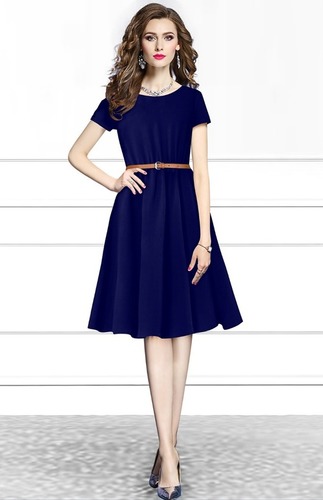 Fancy One Piece - Polyester Material, Sizes S to XXL, 36 Inch Length, Blue Color | No Fade, Washable, Short Sleeves, All Season Wear