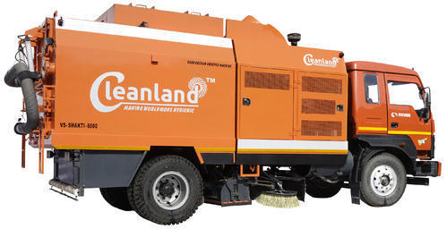 Road Cleaning Truck - Heavy-Duty Steel, Truck Mounted, Large Hopper | Multiple Brushes, Powerful Suction, Easy Maintenance