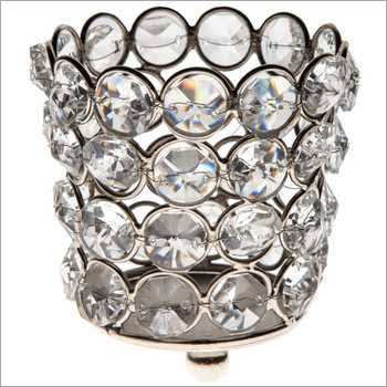 Synthetic Diamond Candle Holder Use: Promotional