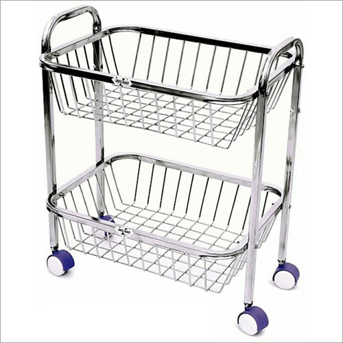 Two Tier Stainless Steel Basket