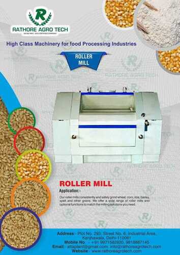 3 Ton Per Hour Roller Flour Mill - Automation Grade: Automatic