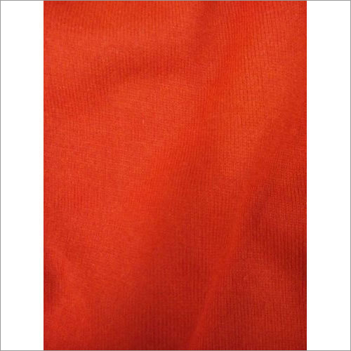 Red Plain Acrylic Fabric