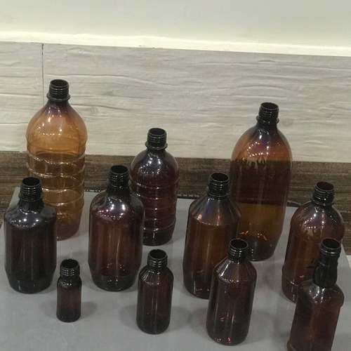 Natural And Amber Pet Pharma Bottle