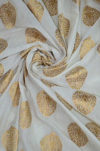 Nylon Chanderi Plain Fabric