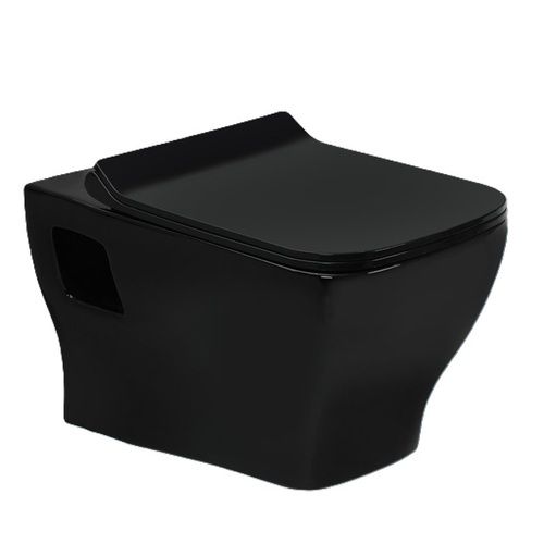 Ceramic Wall Hung Water Closet Black