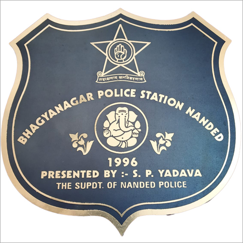 As Per The Requirement Police Gate Ss Label Plate