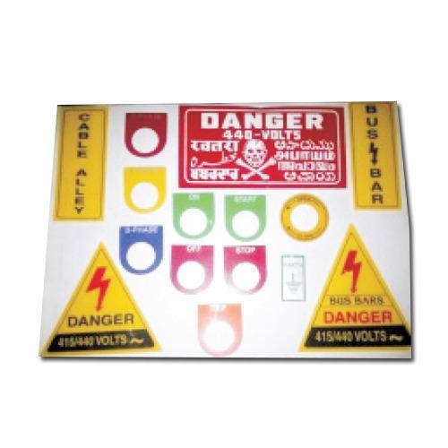 Control Panel Stickers By SONU TRADING COMPANY