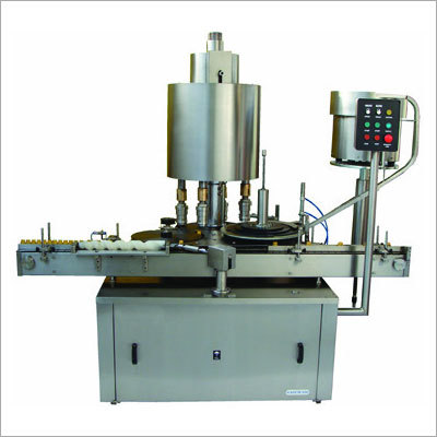 Automatic Bottle Capping Machine - 1525mm x 850mm x 1900mm, 1 HP Three Phase Motor | Adjustable Conveyor Guide Rails, No Bottle No Capping Switch, 1-Year Warranty